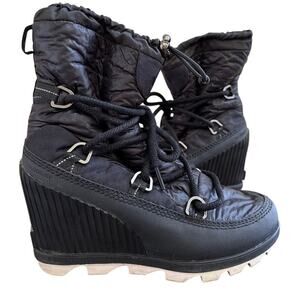 Sorel Kinetic Wedge Women's Snow Boots Waterproof Insulated Size 6.5 Ski Winter